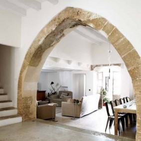 stone arch in apartment ideas ideas
