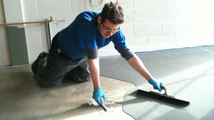 Napravite cementno-akrilni podovi