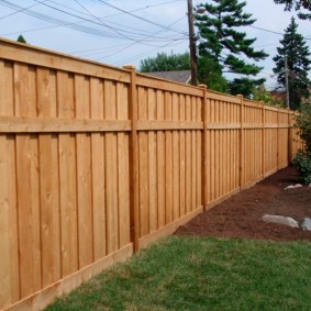 wooden fence for plot photo decor