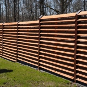 wooden fence for plot photo decor