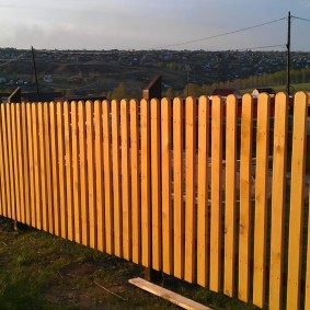 wooden fence for plot photo options