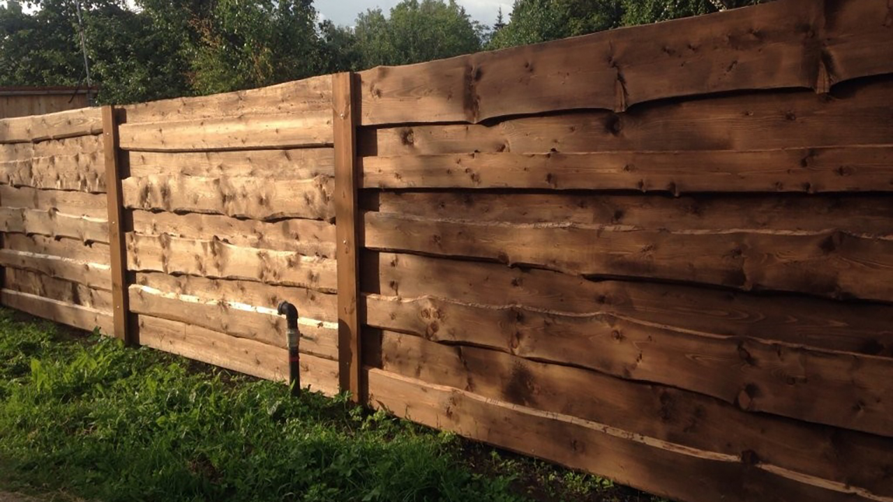 idées de clôture en bois