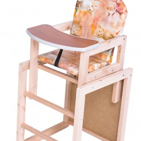 أنواع كرسي خشبي للأطفال من الصورة