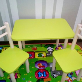 design dřevěné židle pro děti