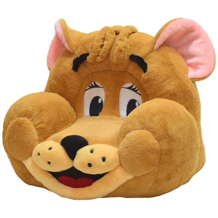 Soft chair for the baby in the shape of a mouse