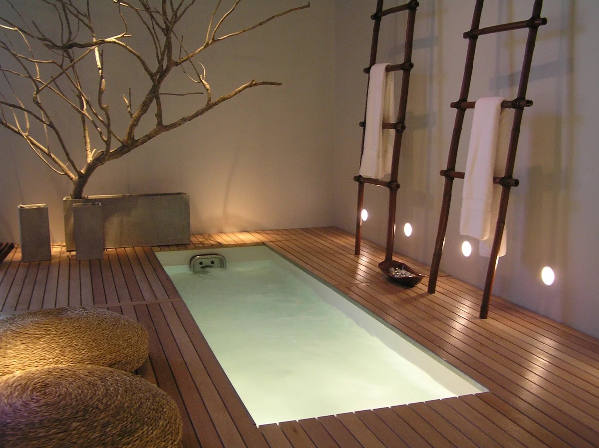 צילום אמבטיה בסגנון יפני
