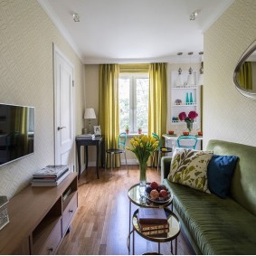 un apartament cu un dormitor Hrușciov idei de design
