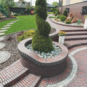 Clinker Brick Garden Paths and Stairs