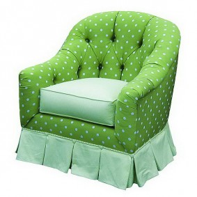 Green upholstery for children