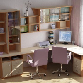 Workplace for school girls