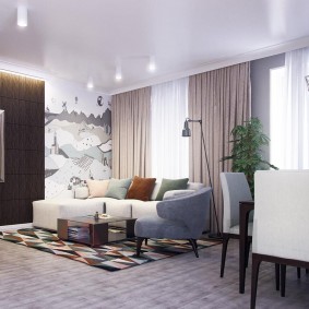 Colors pastelats en el disseny de la sala d’estar