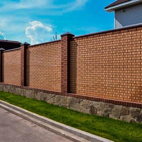 idées de conception de clôture en brique