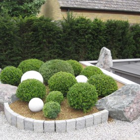 flower beds with stones do it yourself decor ideas