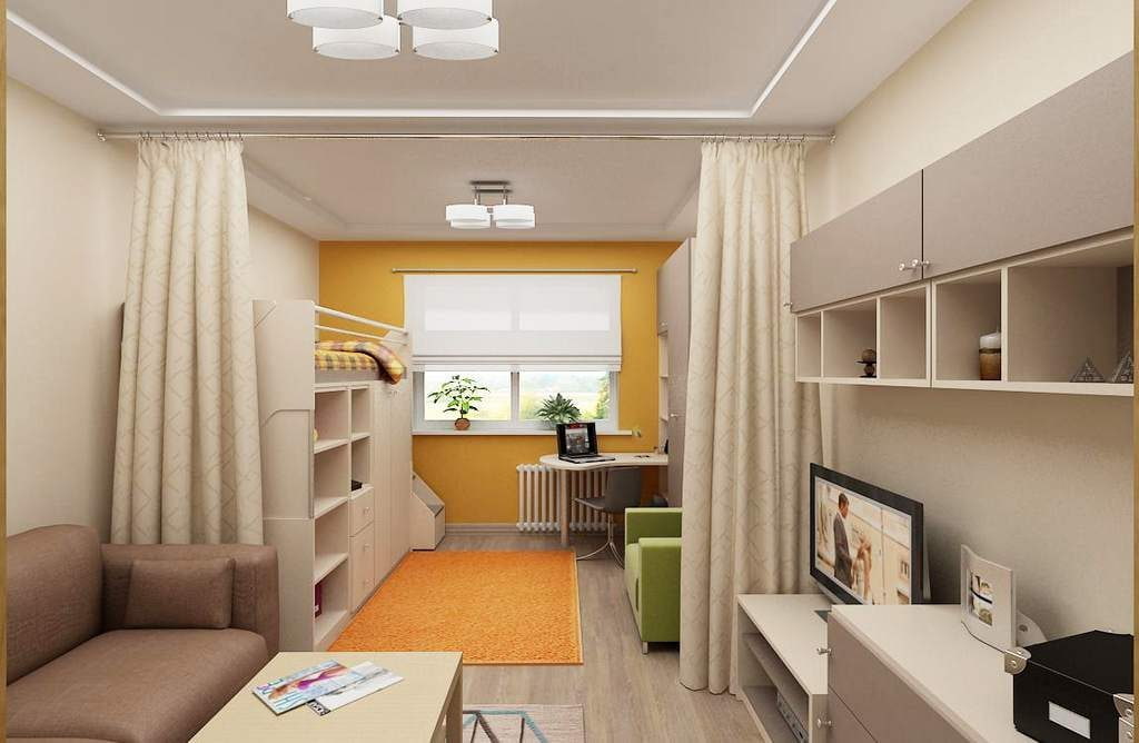 apartment 40 sq m for children