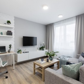 apartment of 40 sq m interior ideas