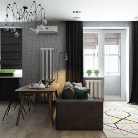 apartment of 40 sq m ideas design