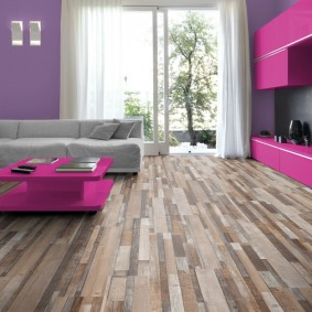 laminate in the living room photo views