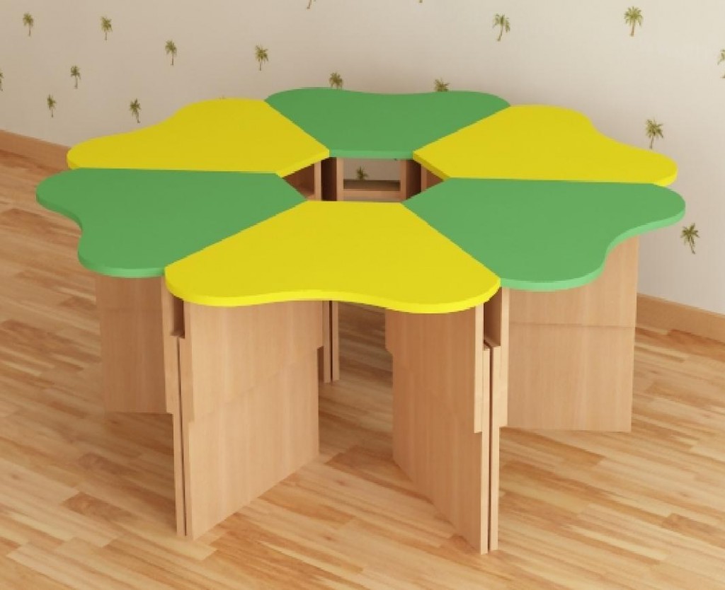 קמומיל שולחן מודולרי לילדים