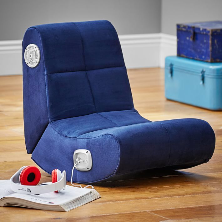 Blue armchair for teenager boy