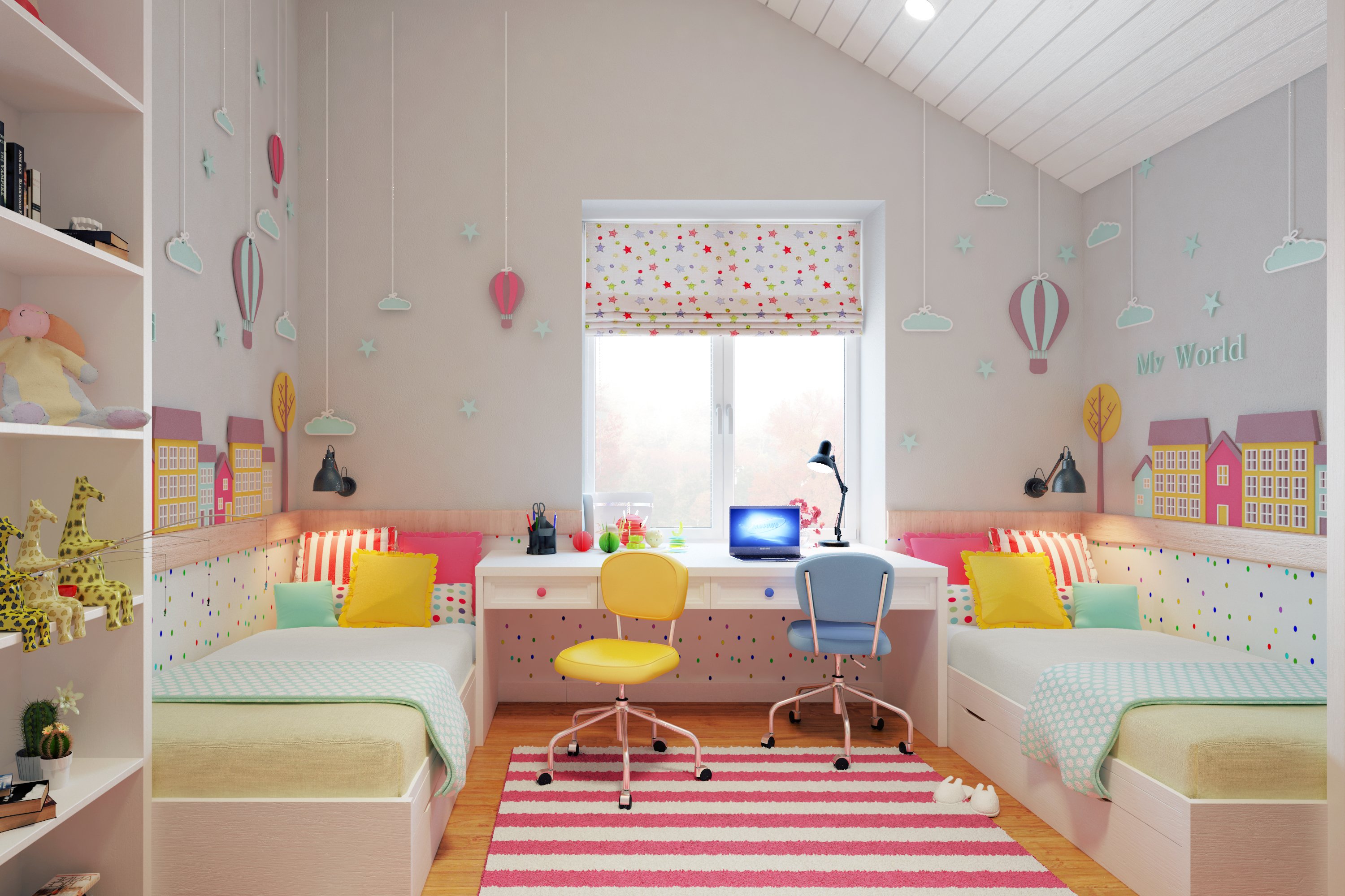 סידור תצלום של עיצוב חדרי ילדים