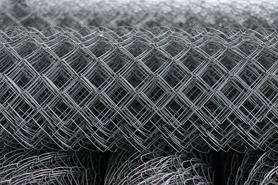 Rotoli di reti a maglie di medie dimensioni
