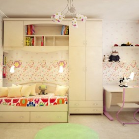 interior moderno quarto de crianças