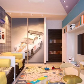 opciones modernas de fotos para habitaciones de niños