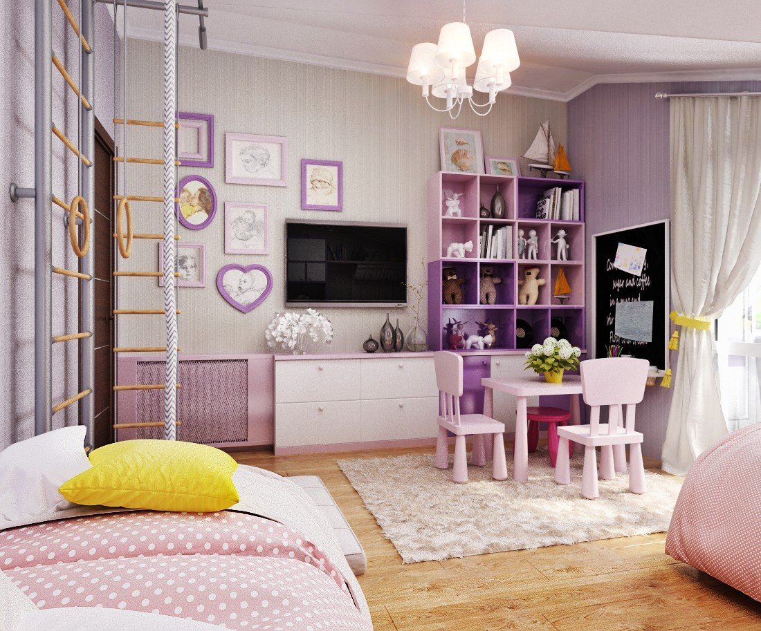 disseny modern d'habitacions per a nens