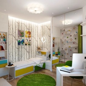 ideas modernas de habitaciones para niños