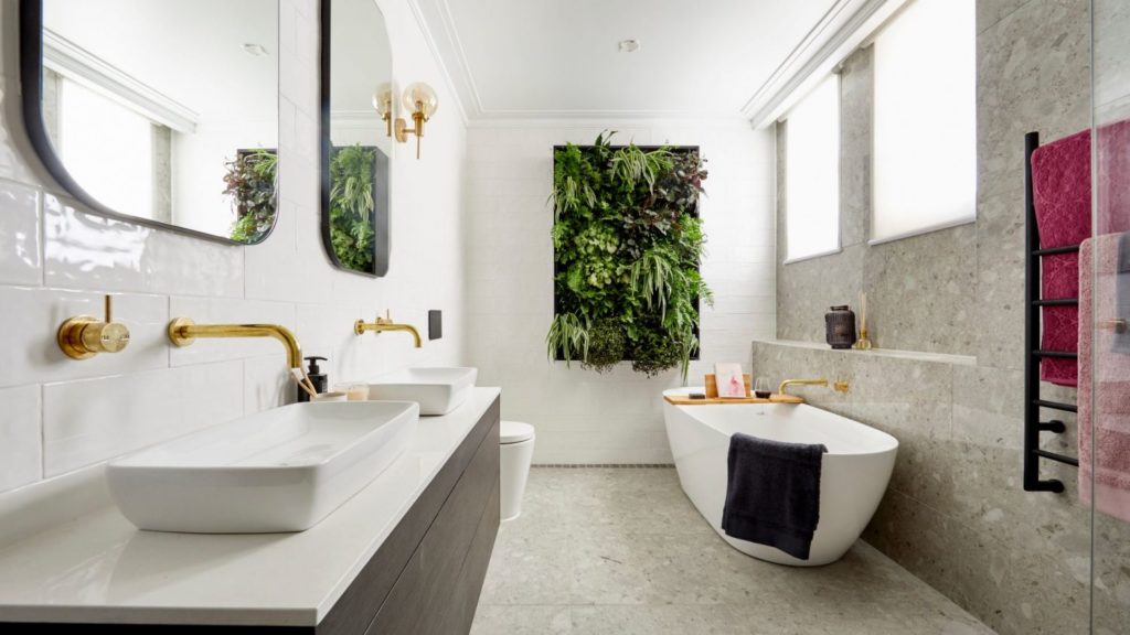 חדר אמבטיה בסגנון אקולוגי 2019