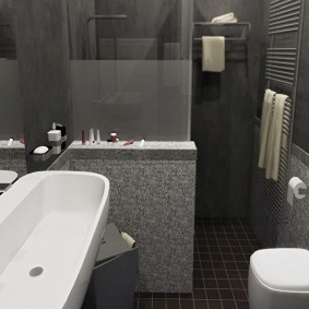 bathroom in Khrushchev interior ideas