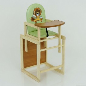 children's wooden chair photo