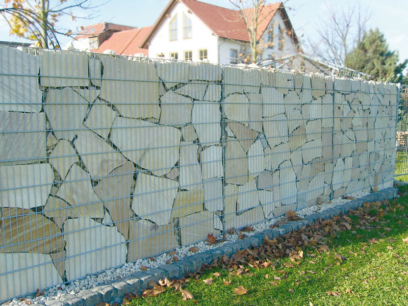 gabion fence ideas photo