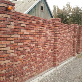 brick fence photo ideas