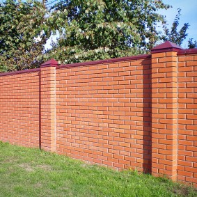 décoration de photo de clôture de brique