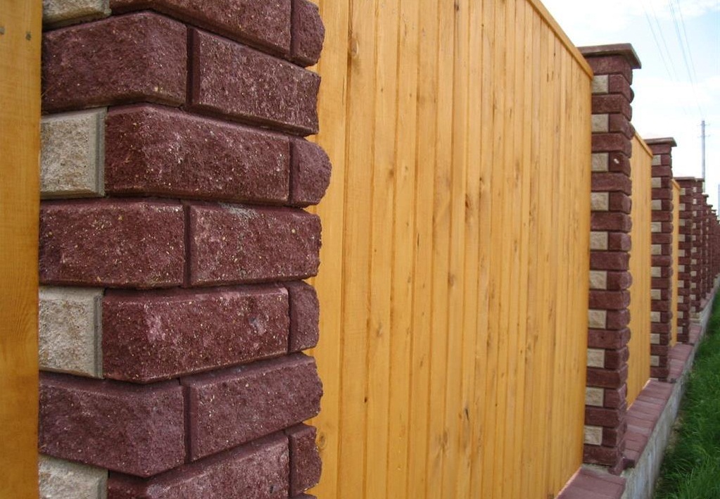 brick fence design ideas