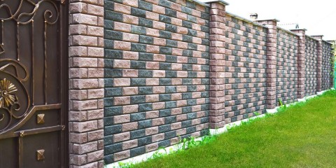brick fence options