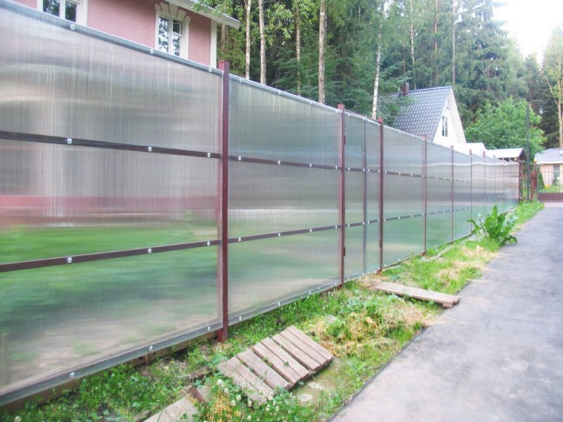 polycarbonate fence ideas photo
