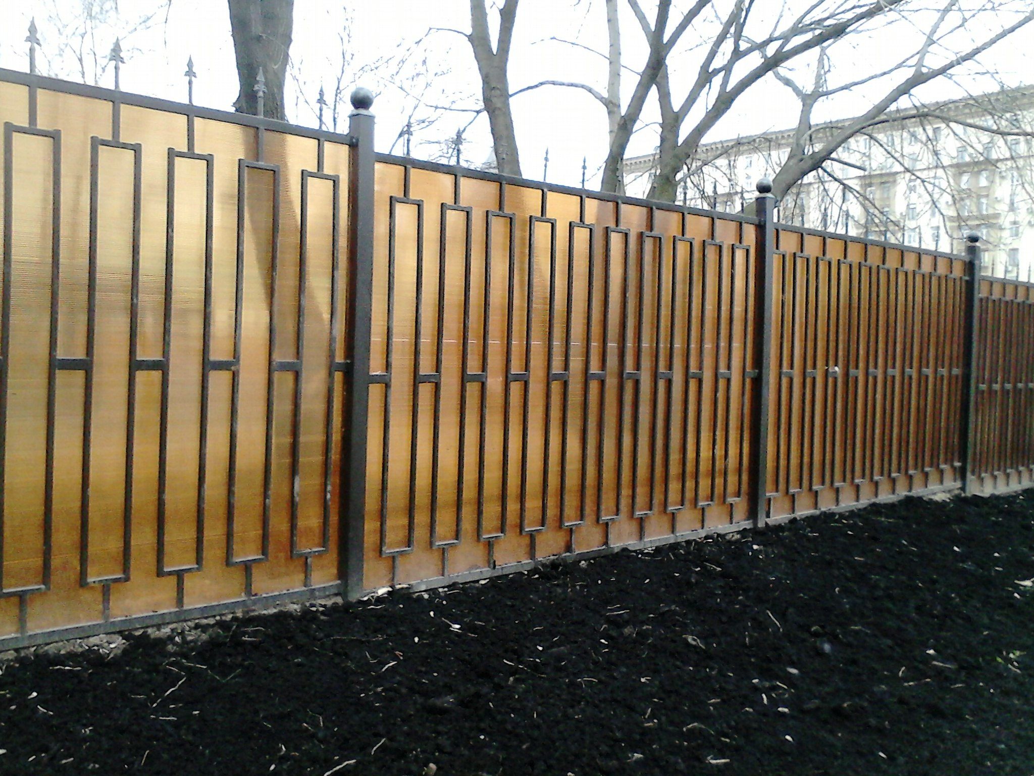 custom polycarbonate fence