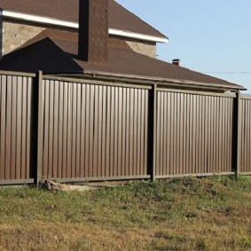 clôture d'une feuille professionnelle pour une résidence d'été