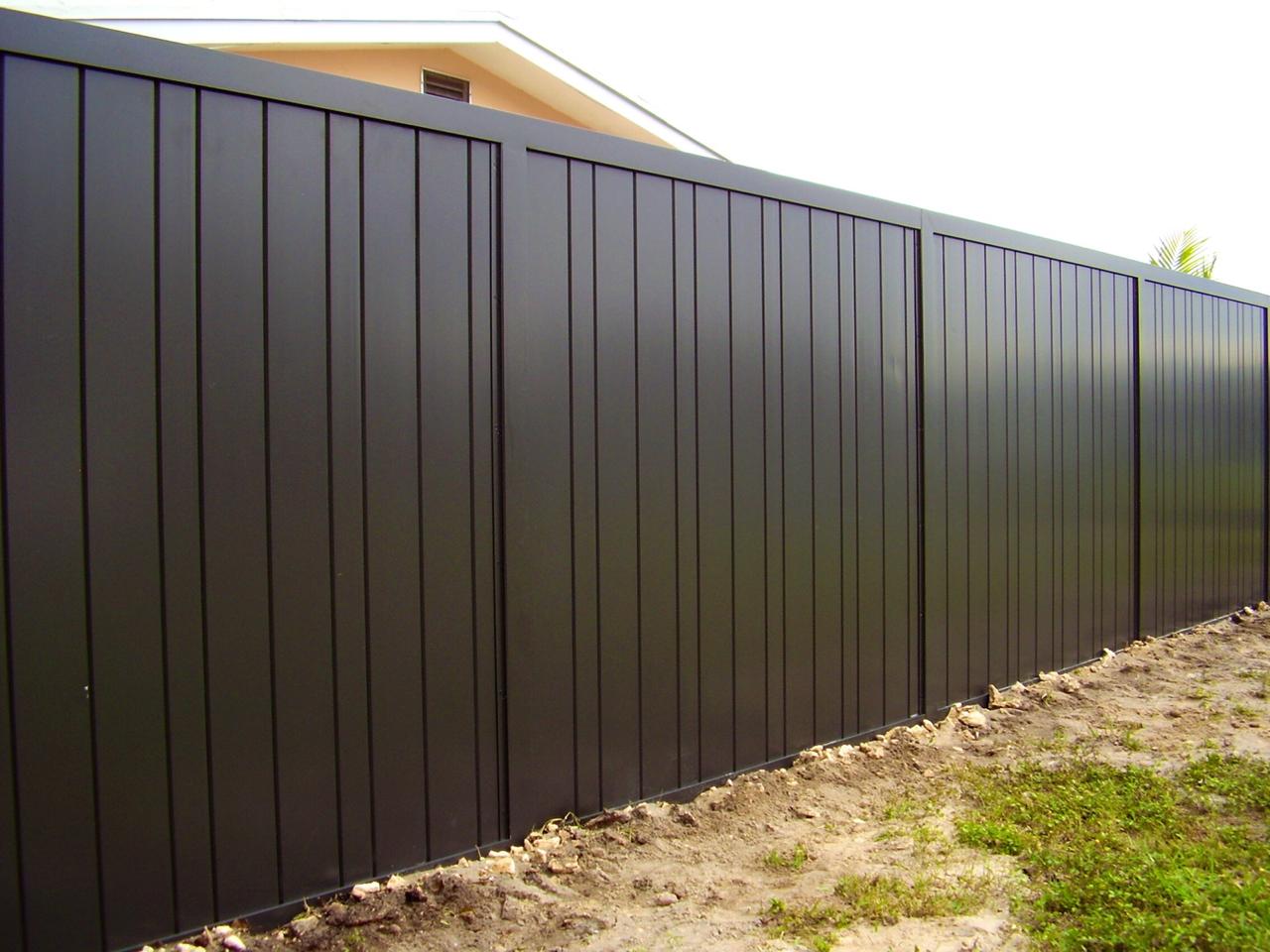 corrugated fence design ideas