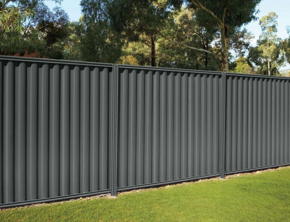 corrugated fence photo design