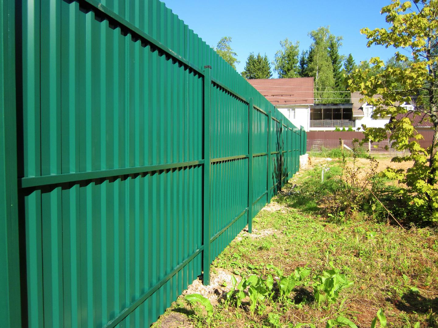 corrugated fence ideas design