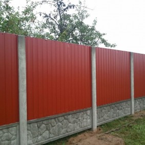gard de proiectare ondulat