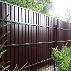 corrugated fence types