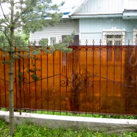 polycarbonate fences design types
