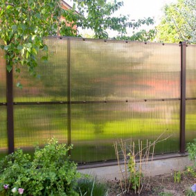 décoration photo de clôtures en polycarbonate