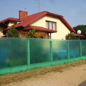 photo de clôtures en polycarbonate