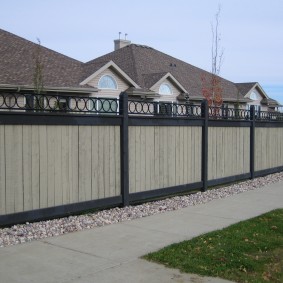 corrugated fences