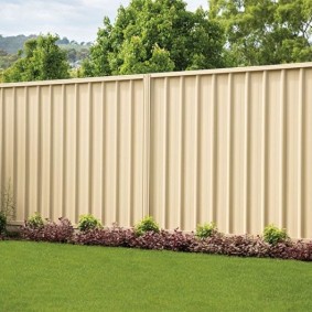corrugated fences photo options